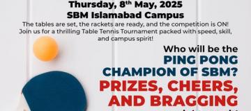 TABLE TENNIS MANIA at SBM Islamabad