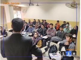 Glimpse of talk series by Mr. Ahsan Iqbal