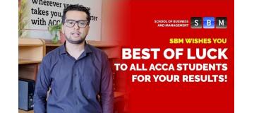 BEST OF LUCK to all ACCA Students