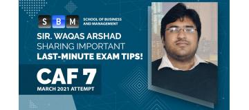 CAF 7 - Last minute Tips and tricks for Exam