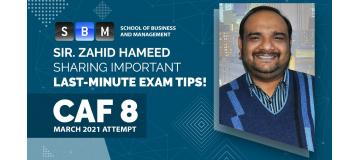 CAF 8 - Last minute Tips and tricks for Exam
