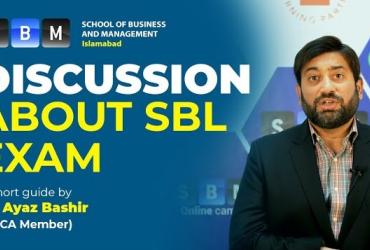 Discussion about SBL Exam!