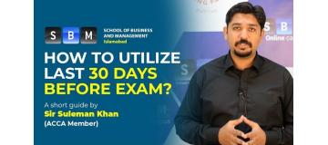 How to utilize last 30 days before exam?