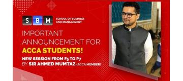 Important Announcement for ACCA Students