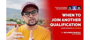 When to join another qualification