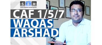 Best CAF 1-5-7 Teacher Sir Waqas Arshad SBM