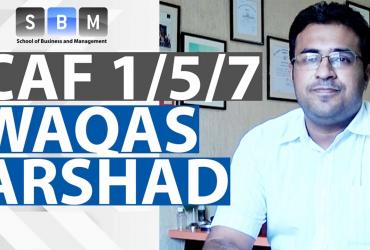 Best CAF 1-5-7 Teacher Sir Waqas Arshad SBM