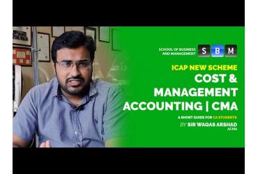 Cost & Management Accounting - ICAP New Scheme