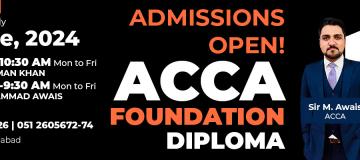 Admission open in ACCA-FD 