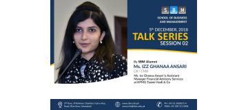 Talk series - Ms. Izz Ghanaa Ansari - SBM Alumni