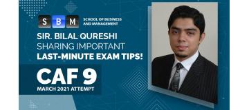 CAF 9 - Last minute Tips and tricks for Exam