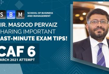 CAF 6 - Last minute Tips and tricks for Exam